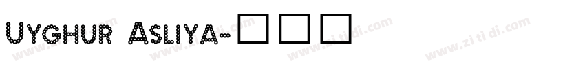 Uyghur Asliya字体转换